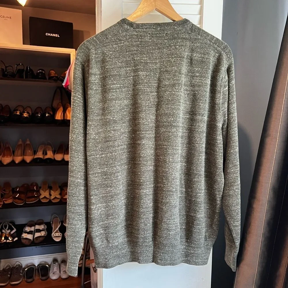 Ralph Lauren Men's Olive Crewneck Sweater